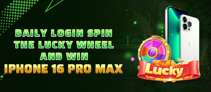 Daily Login Spin the lucky wheel and win iphone 16 on 7e777 casino